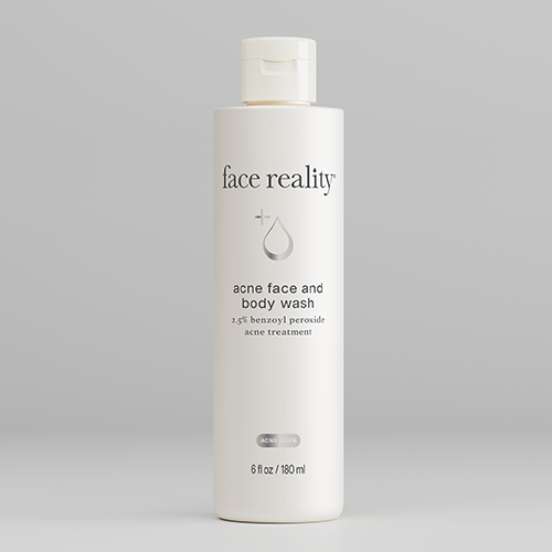 Face Reality Acne Face and Body Wash (2.5% benzoyl peroxide acne treatment)